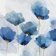 thumbnail image 3 of Isabelle Z 20x20 Black Modern Framed Museum Art Print Titled - Pretty in Blue I, 3 of 5