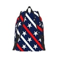 thumbnail image 3 of Daiia Patriotic Star Vintage Canvas Backpack for Men and Women ,Hiking Backpack,Travel Laptop Bag for School,Large Capacity Backpack, 3 of 8