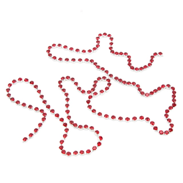 Rhinestone Chain Rhinestone Claw Chain Rhinestone Chain Belt Round Rhinestone Claw Chain 5 Yards Rhinestone Chain Strong Practicability Shiny Colorful Round Rhinestone Claw Chain