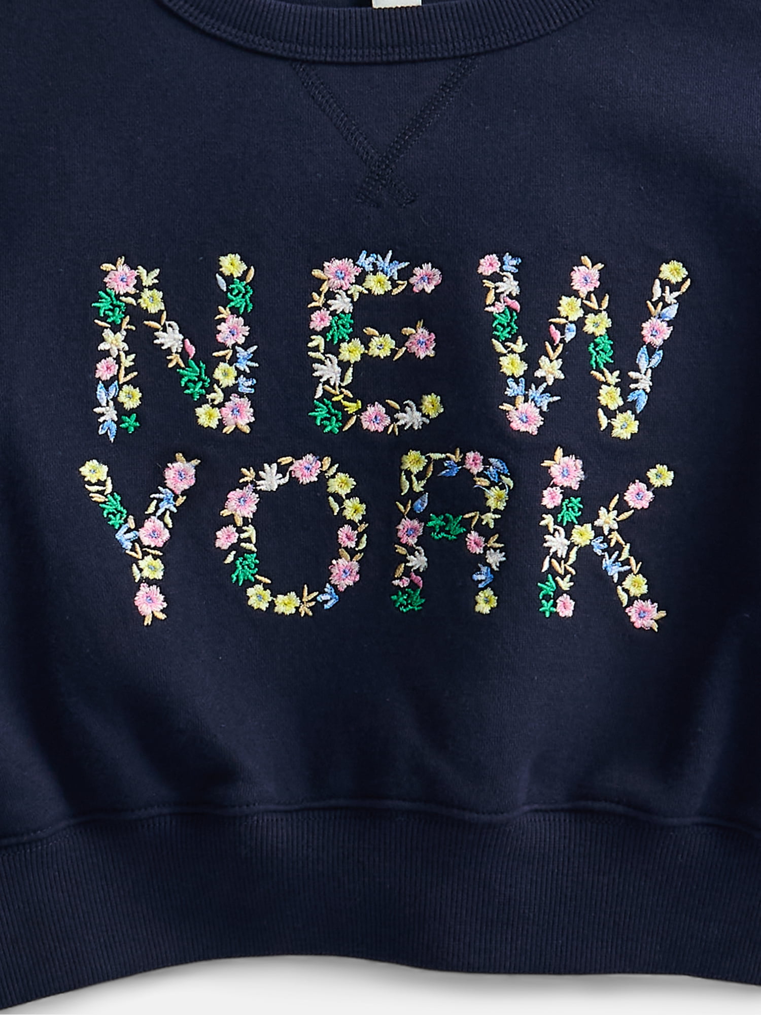 Free Assembly Baby, Toddler, and Little Kids Crewneck Sweatshirt with Long Sleeves, Sizes 6M - 10/12