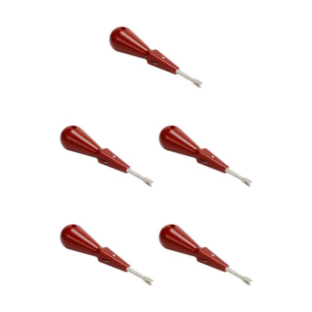 Guardoinrt Red Smooth Line And Long Service Life Comfortable Grip Included Tool Steel ABS Exquisite Craft Durability 5Set