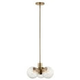 thumbnail image 6 of 52700CPZ Kichler Lighting Silvarious - 3 Light Chandelier-9.5 Inches Tall and 16.5 Inches Wide-Champagne Bronze Finish-Clear Crackle Glass Color, 6 of 9