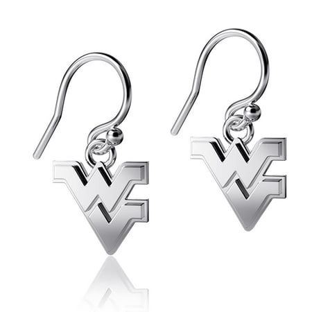 UPC 875916000020 product image for Dayna Designs West Virginia Mountaineers Silver Dangle Earrings | upcitemdb.com