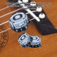 thumbnail image 4 of Set of 4pcs Dodecagon Electric Guitar Knobs Guitar Volume Knob EPI Electric Guitar Bass Knob Volume Tone Knob LP Potentiometer Cap Electric Guitar Parts Replacement Accessories, 4 of 6