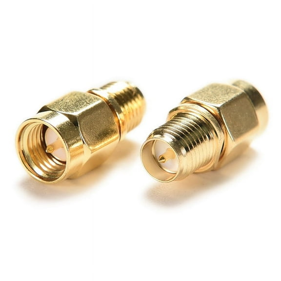 New Adapter RP-SMA female to SMA male plug both male center Stra WfFJWA