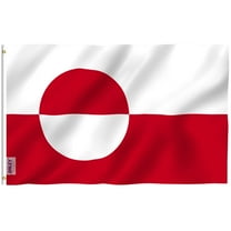 ANLEY Fly Breeze 3x5 Feet Greenland Flag - Greenlander Flags Polyester with Brass Grommets
