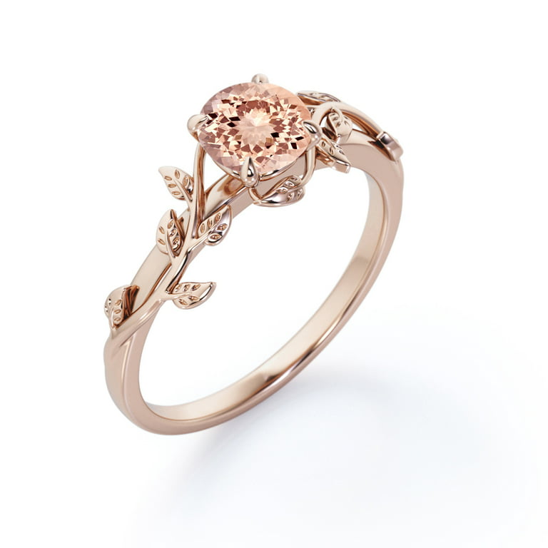 Minimalist Solid Gold Diamond Ring | La Kaiser 6