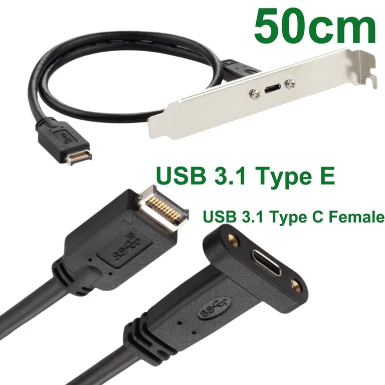 NFHK USB 3.2 Gen2 Type-E 20Gbps Front Panel Socket to PCI-E NFHK USB 3.2 Gen2 Type-E 20Gbps Front Panel Socket to PCI-E