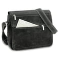 thumbnail image 4 of David King & Co 6155B Full Flap Messenger - Black, 4 of 4
