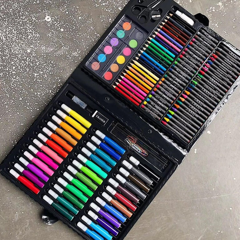 150/208pcs Premium Color Pencil Kids Painting Pen Crayon Marker
