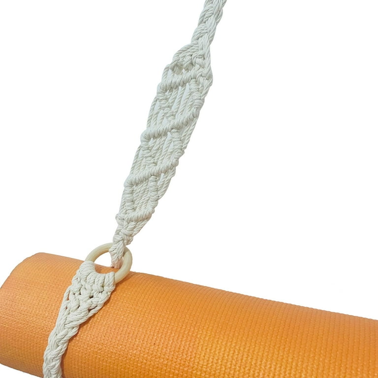 Yoga Mat Carry Strap Handmade Boho Crochet Macrame Adjustable Shoulder Strap  for Yoga Mat Exercise Fitness 