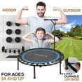thumbnail image 4 of SereneLife Trampoline de Sport Cardio Intérieur Extérieur de 40 Pieds avec Main Courante, 4 of 6