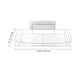 thumbnail image 4 of 1 set Libre sin clavo Cocina de pared de acero inoxidable Rack de almacenamiento (plata), 4 of 5