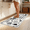 White, variant on Kitchen Mats 20x47inch High Pile Rug,Thickened Kitchen Rug Kitchen Rules Theme Rugs Waterproof Non-Slip Rugs Comfort Standing Mat for Kitchen, Laundry Room, Farmhouse Home Decor
