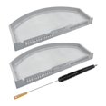 thumbnail image 1 of 2 Pack WE03X23881 de Acero Inoxidable Secador de Pelusa Filtro Reemplazo para / GTD42EASJ2WW Secador Pelusa Pantalla Trampa, 1 of 5