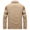 thumbnail image 2 of Chaqueta de algodón de invierno para hombre, chaqueta cálida con cuello grueso y forro de lana para mediana edad y jóvenes, chaqueta de algodón grande y suelta, 2 of 6