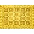 thumbnail image 1 of Ahgly Company Indoor Rectangle Abstract Yellow Modern Area Rugs, 2' x 4', 1 of 4