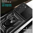 thumbnail image 4 of Case for Samsung Galaxy S23 5G with Slide Camera Cover, Military Grade Drop Protective Phone Cover Case with Ring Kickstand for Samsung Galaxy S23 5G SJ Red, 4 of 10