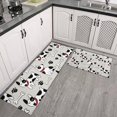 thumbnail image 2 of Bulldog Dog Kitchen Rugs Sets Of 2,Anti Fatigue Kitchen Mat Rugs Non Slip Washable,Decorative Kitchen Floor Mats for Kitchen,Sink,Laundry,17"x30"+17"x47", 2 of 7