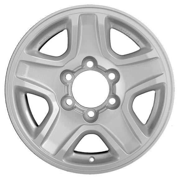 Pre-Owned Original Equipment Painted Silver Aluminum Wheel 16 x 7 4261160150 fits 1997-1998 Toyota T100 (Good)