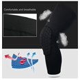 thumbnail image 4 of Hexagonal Honeycomb Protective Breathable Knee Pads Compression Knee Pad Protective Knee Pad Sports Knee Pad Long Knee Pad, 4 of 5