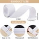 thumbnail image 2 of Tira de masilla para sellar paredes de bañeras, 1,4" x 10,5 pies, PVC, blanca, autoadhesiva, resistente al agua, sellador de masilla, moldura decorativa para fregadero de cocina, baño, inodoro,, 2 of 8