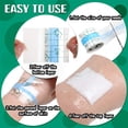 thumbnail image 5 of Triani 1Roll Finger Tape Cracked Hands Patches 2 Inch x 5.47 Yard Transparent Waterproof Stretch Clear Adhesive Film Bandage for Swimming Shower Wound Initial Healing, 5 of 7