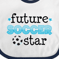 thumbnail image 4 of Inktastic Future Soccer Star Boys Baby Bib, 4 of 4