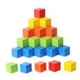 thumbnail image 4 of Lipstore 50 Pieces Wooden Blocks Building Stacking Blocks for Toddlers Ages 3+ School S, 4 of 8