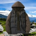 thumbnail image 2 of Men's Winter Two Padded Jacket Warm Padded Jacket, 2 of 4