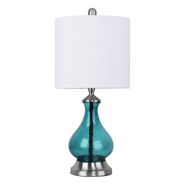 Grandview Gallery Seeded Glass Accent, Grandview Gallery Glass Table Lamp