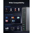 thumbnail image 3 of 480W USB C Charger Block, Rocoren 10-Ports USB C Charging Station for Multiple Devices,PD 100W Gan Fast Charger Station Desktop Multi USBC Charging Hub Doc, 3 of 8