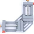 thumbnail image 4 of 2 piezas de tornillo de banco de esquina ajustable con abrazadera de ángulo de 90  degree para ingeniería de carpintería Cola Visera de abrazadera de esquina de ángulo recto, 4 of 8