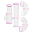 thumbnail image 1 of Wweixi 8Pcs Hamster Tubes Set Connected Tunnels DIY Plastic Training Tools Blue Pink, 1 of 1