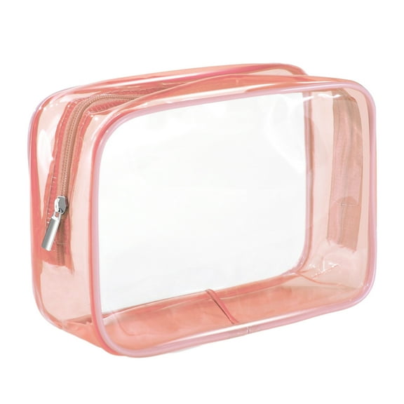 SPOORYOO Multifunctional Transparent Cosmetic Bag,Colorful Portable Storage Bag For Traveling Accessible,Quick And Easy To Use,For Easy Storage And Travel.