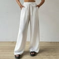 thumbnail image 2 of Lounge Pants Women Wide Leg Pants Women's Long Pants Wide Leg Workwear Casual And Business Pants With Pockets, 2 of 5