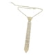 thumbnail image 4 of Collar con diamantes de imitación, corbata, accesorios de disfraz para mujeres y niñas. Oro, 4 of 8