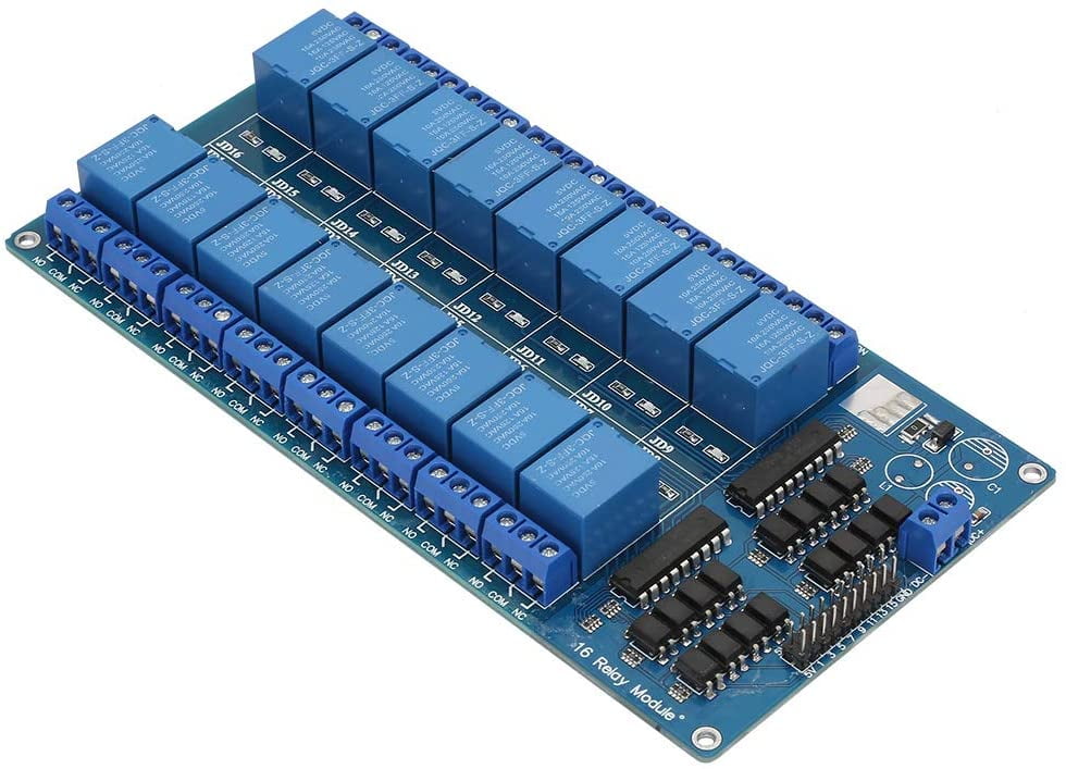 16 Channel 5V Relay Module Dashboard Relay Control Board Optocoupler