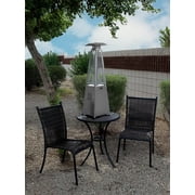 AZ Patio Heaters Tabletop Quartz Glass Tube Liquid Propane heater, Stainless