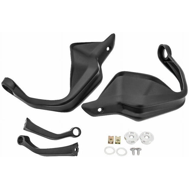 Paramanos negros Desiderio para motocicletas R1200GS, R1250GS, ADV y F800GS