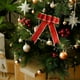 thumbnail image 5 of Lazo de Navidad con Purpurina para Árbol de Navidad, Grande, con Borde Dorado, Ideal para Decorar El Hogar., 5 of 6