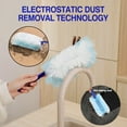 thumbnail image 4 of 100 Count Duster Refills, Disposable Static Dust Removal Brush Replacement Head Compatible with Duster Refills for Dusting Electronics Furniture Blinds Ceiling Fans, with 1 Short Handle, 4 of 7