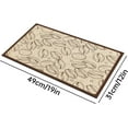 thumbnail image 7 of NiHome 19"x12" Countertop Coffee Bar Mat Quick Drying, Espresso Coffee Machines Mat, Coffee Pot/Station Mat, Anti-Slip Rubber Kitchen Counter Mat, Shock Absorbent, Stain Hiding for Home (Brown, Small), 7 of 7