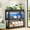 Black 30-40 Gallon, variant on Black Metal Aquarium Stand with Adjustable Shelves, 3-Tier Design Suitable for 30-40 Gallon Fish Tanks