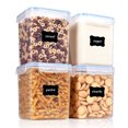 thumbnail image 1 of Moyic Contenedor de alimentos de 4 Uds., caja de almacenamiento de alimentos de plástico de 2,5 l, contenedores de cocina, organizador de Organizadores de utensilios de cocina, 1 of 6