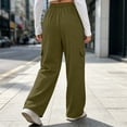 thumbnail image 6 of ClodeEU Women Elastic High Waist Wide Leg Sweatpants ,Casual Loose Pant with Pcokets ,Women's Plus L, 6 of 9