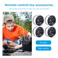 thumbnail image 4 of Aluminio RC Beadlock Ruedas Llantas Neumáticos de goma para RC Car Toy (Negro) Likrtyny juguetes de los niños, 4 of 9