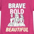 thumbnail image 3 of Disney Princess - Brave Bold Beautiful - Toddler & Youth Girls Short Sleeve Graphic T-Shirt, 3 of 5