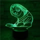thumbnail image 1 of Lámpara de mesa con luz nocturna LED 3D Sloth para dormitorio infantil, 1 of 1
