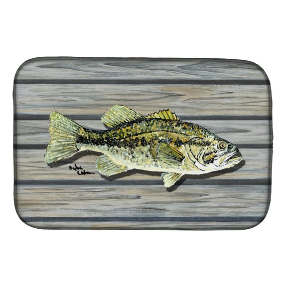 Fish Bass Small Mouth Dish Drying Mat